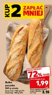 Bułka paryska promocja w Kaufland