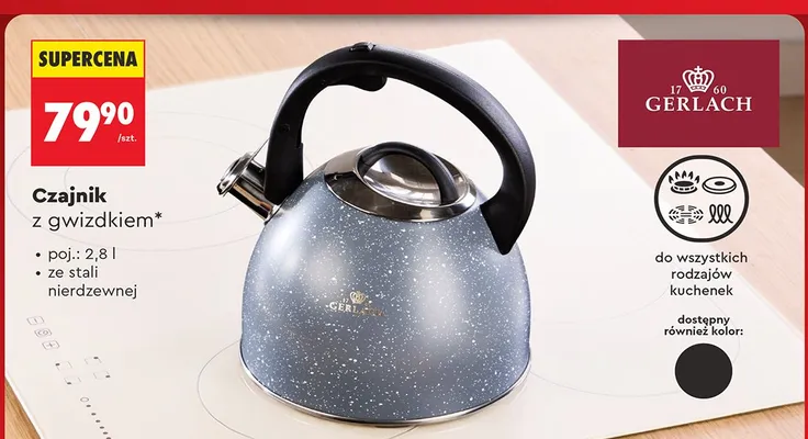 Czajnik z gwizdkiem promocja w Biedronka