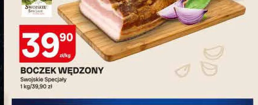 Boczek wędzony Swojskie Specjały promocja w Chorten