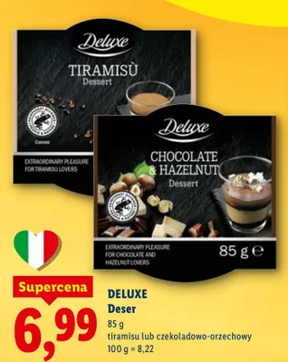 Deser czekoladowo-orzechowy promocja w Lidl