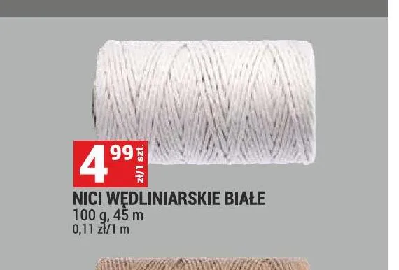 Nici wędliniarskie białe promocja w Merkury Market