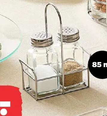 Zestaw solniczka i pieprzniczka promocja w Netto