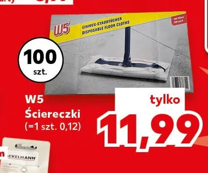 Ściereczki W5 promocja w Kaufland