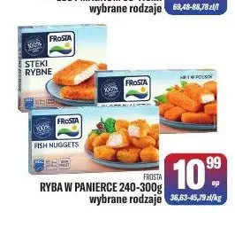 Ryba w panierce Frosta wybrane rodzaje promocja w Tomi Markt