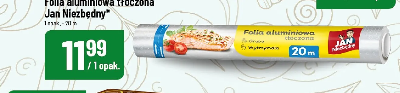 Folia aluminiowa tłoczona Jan Niezbędny promocja w POLOmarket