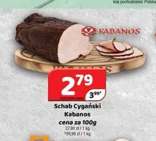 Schab cygański Kabanos promocja w Delfin
