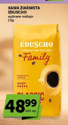Kawa ziarnista Family Eduscho promocja w Euro Sklep