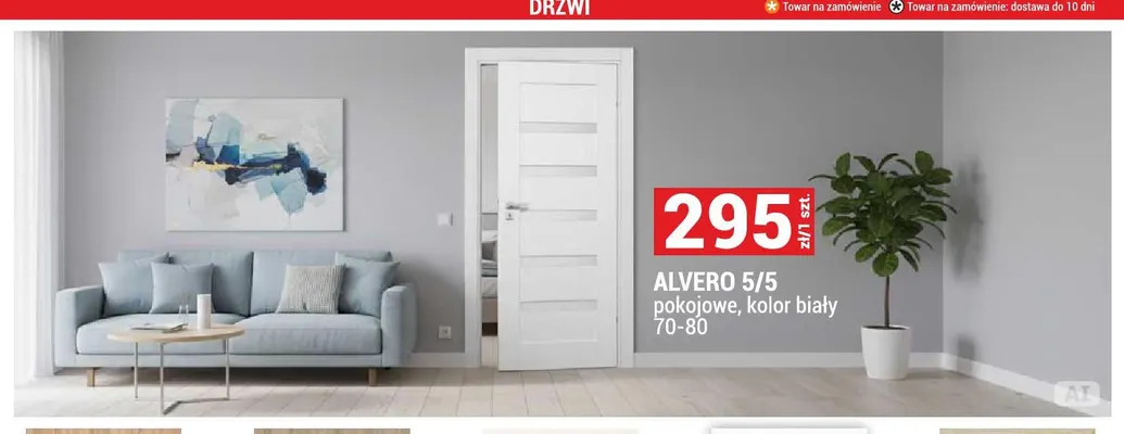 Drzwi pokojowe Alvero promocja w Merkury Market