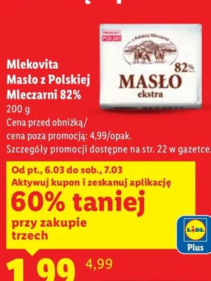Masło promocja w Lidl