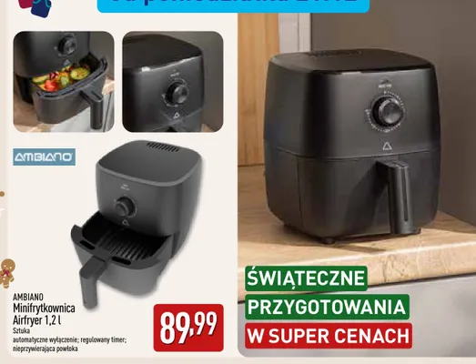 Minifrytkownica 1,2 l Ambiano promocja w Aldi