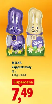 Zajączek czekoladowy mały promocja w Lidl