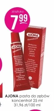 Pasta do zębów Ajona promocja w Drogerie Jasmin