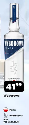 Wódka Wyborowa Polska promocja w Netto