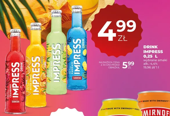 Drink Impress Lemon & Lime promocja w Duży Ben
