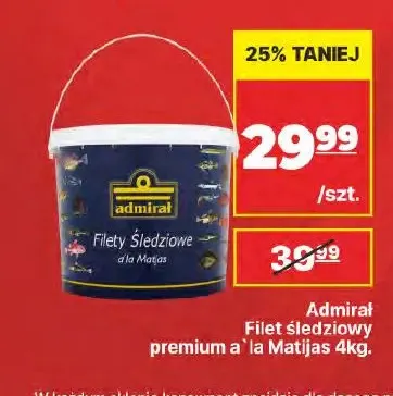 Filety śledziowe premium a'la Matijas Admirał promocja w API Market