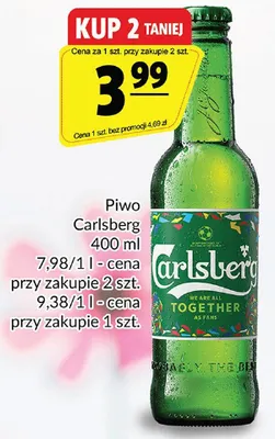 Piwo Carlsberg Together promocja w Prim Market