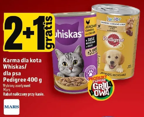 Karma dla kota Whiskas promocja w TOPAZ