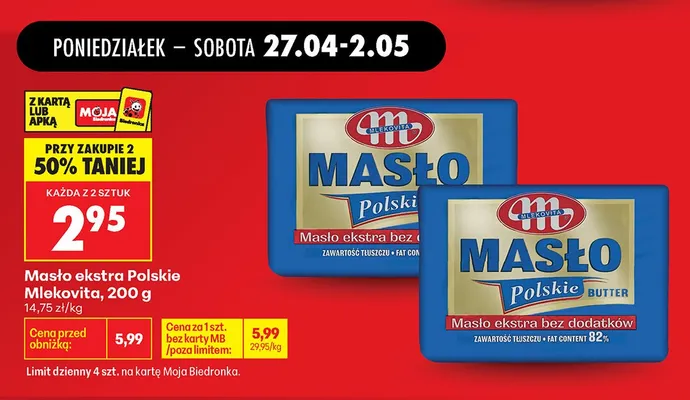 Od poniedziałku, strona 27 promocja w Biedronka