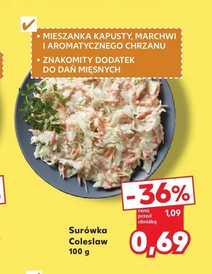 Surówka Colesław promocja w Kaufland