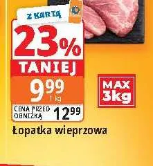 Łopatka wieprzowa promocja w Leclerc