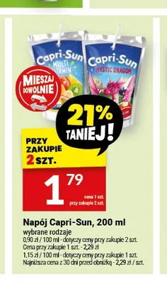 Napój Capri-Sun Mystic Dragon promocja w Twój Market