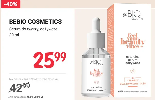 Serum do twarzy, odżywcze promocja w Rossmann