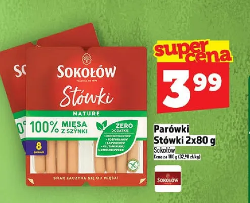 Parówki Stówki Sokołów promocja w TOPAZ
