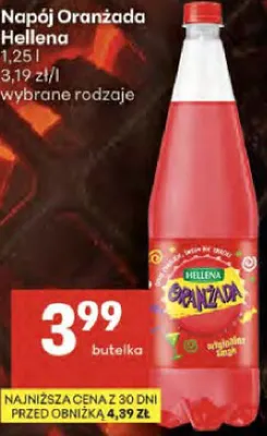 Napój wybrane rodzaje promocja w Delikatesy Centrum
