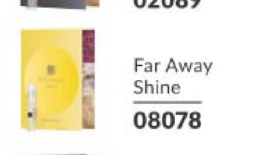 Próbka wody perfumowanej Far Away Shine promocja w AVON