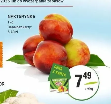 Nektarynka promocja w Sedal