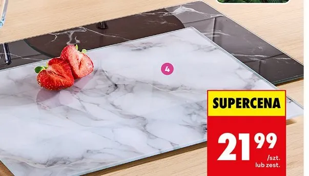 Deska-nakładka szklana ochronna na płytę indukcyjną Smukee promocja w Biedronka