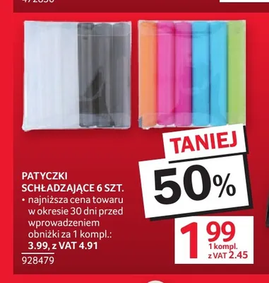 Patyczki schładzające 6-pak promocja w Selgros