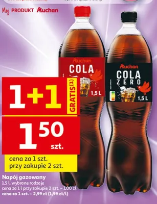 Napój gazowany promocja w Auchan