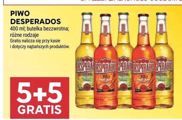 Piwo Desperados promocja w Stokrotka
