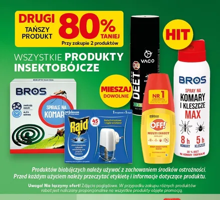 Spray na komary i kleszcze Bros MAX promocja w Kaufland