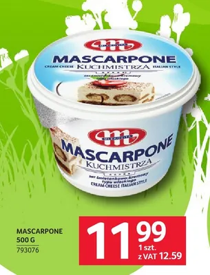 Serek Mascarpone Kuchmistrza Mlekovita promocja w Selgros