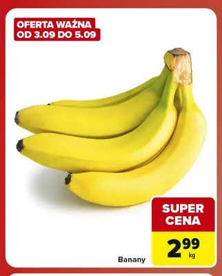 Banany promocja w Carrefour Market