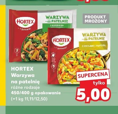 Warzywa na patelnię Hortex promocja w Kaufland