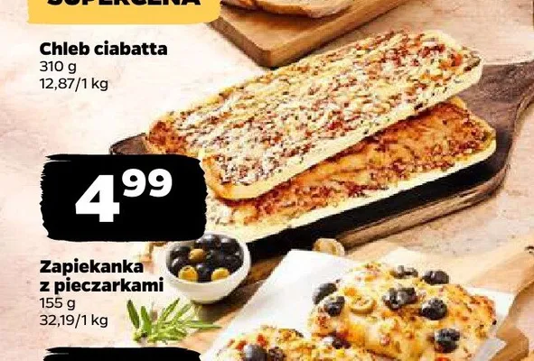 Zapiekanka z pieczarkami promocja w Netto