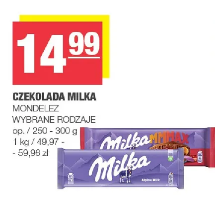 Czekolada Milka promocja w SPAR