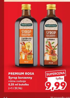 Syrop korzenny z miodem Premium Rosa promocja w Kaufland