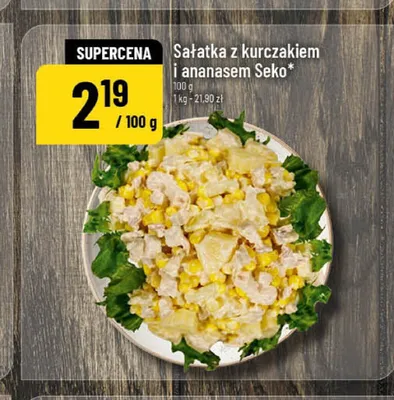 Sałatka z kurczakiem i ananasem Seko promocja w POLOmarket