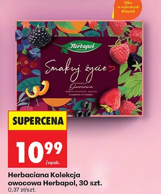 Herbata kolekcja owocowa promocja w Biedronka