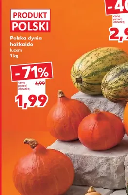 Dynia hokkaido polska promocja w Kaufland