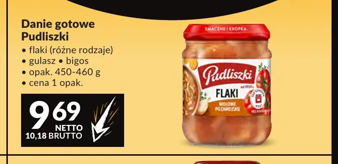 Danie gotowe bigos Pudliszki promocja w Makro