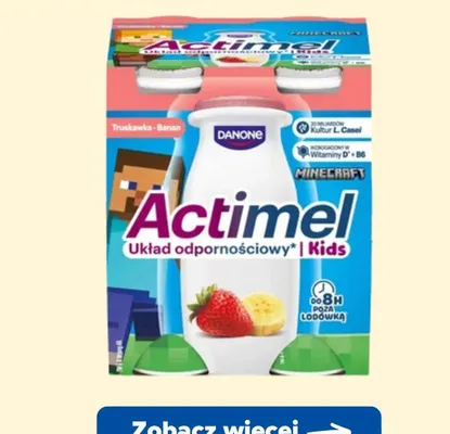 Jogurt Actimel Kids promocja w Carrefour