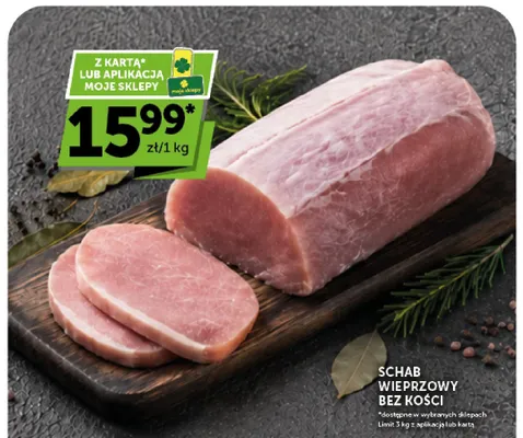 Schab wieprzowy bez kości promocja w ABC