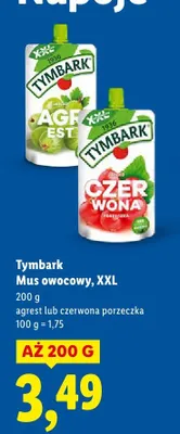 Mus owocowy, XXL czerwona porzeczka promocja w Lidl