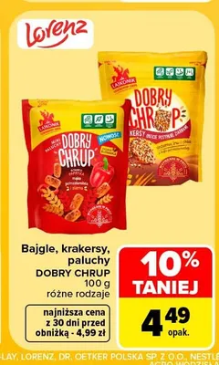Paluchy Lajkonik Dobry Chrup promocja w Carrefour Market