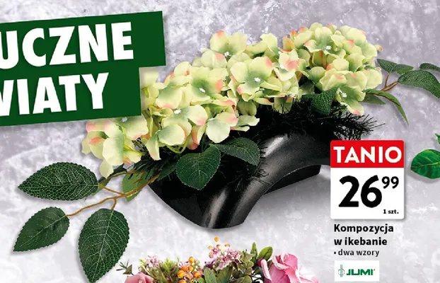 Kompozycja w ikebanie Jumi promocja w Intermarche